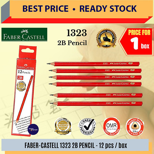 Faber-castell 1323-2B PENCIL-1 BOX/ Faber Castell 2B PENCIL /2B PENCIL/ 1323