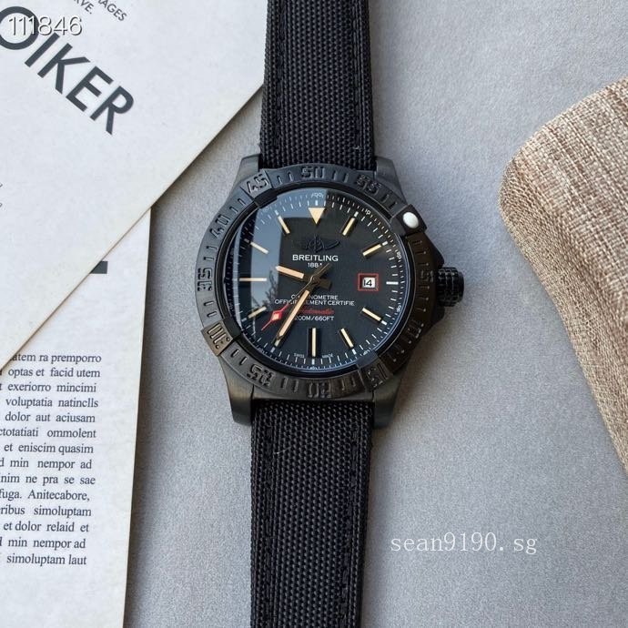 Breitling นาฬิกาข้อมืออัตโนมัติ 44 มม. สําหรับผู้ชาย