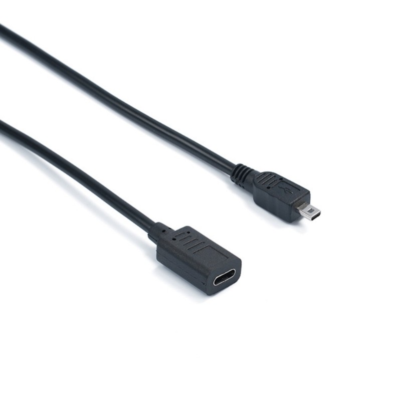 BTM สายแปลง USB C เป็น Mini USB 8Pin OTG Type C ตัวเมียเป็น Mini USB 8Pin ตัวผู้