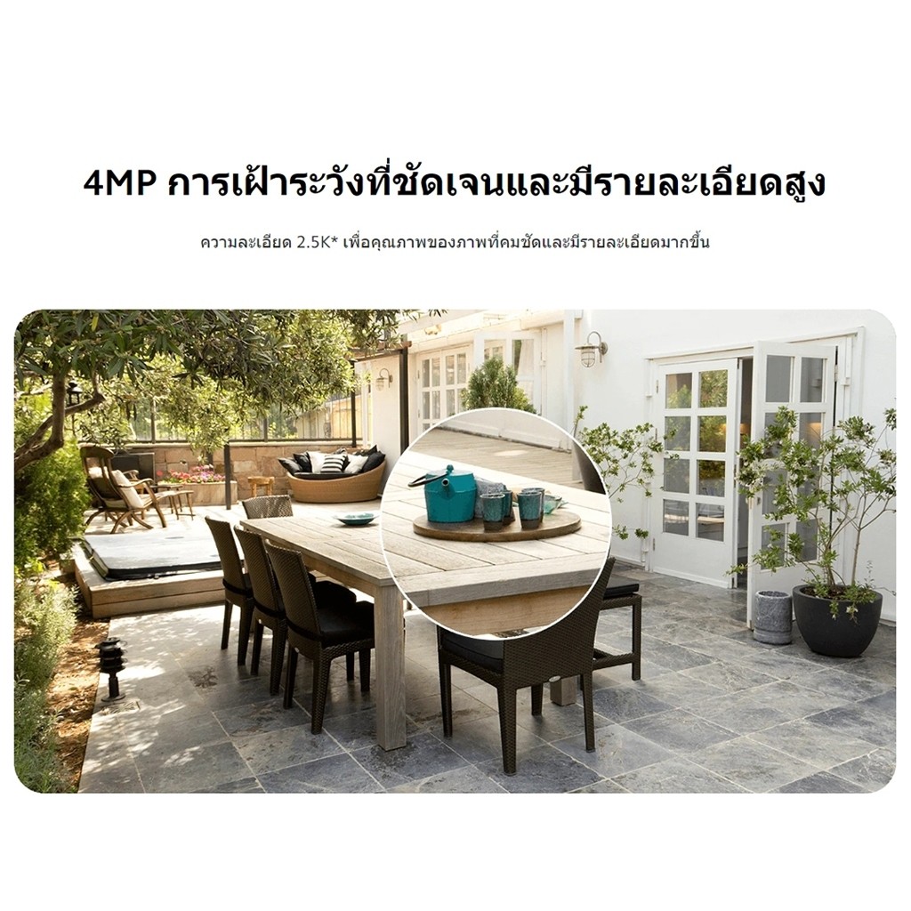 (รับประกันศูนย์ไทย 1 ปี) Xiaomi Outdoor Camera BW300 / BW500 / BW400 Pro Set กล้องวงจรปิด ขับเคลื่อนด้วย AI