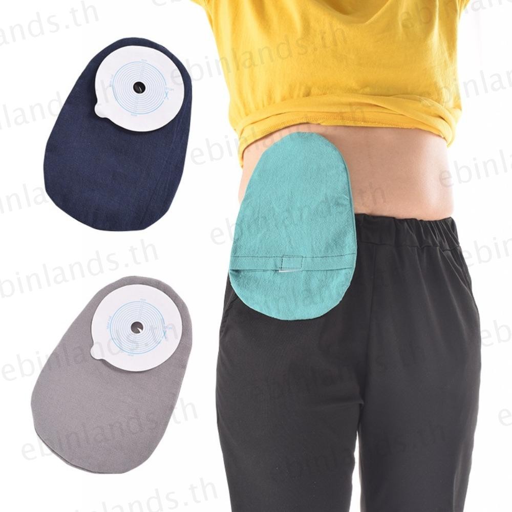 Ebinlands ถุง Ostomy กันน้ํา ระบายอากาศ ล้างทําความสะอาดได้ ปรับขนาดได้ สําหรับ Coostomy/Urostomy