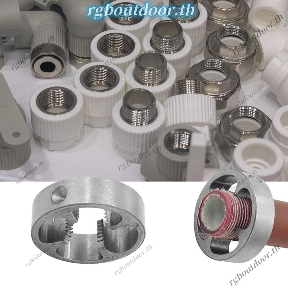6 ชิ้น NPT Thread Tap Die ชุด 1/2 3/4 1 นิ้ว PVC/NPT เครื่องทําด้ายซ่อมประปา