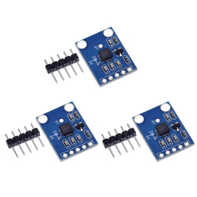 3C 3PCS GY-61 ADXL335 Triaxial Accelerometer โมดูล 3‐5V Accelerometer เซ็นเซอร์