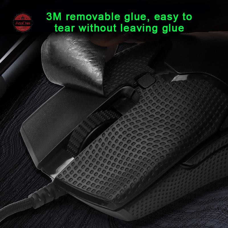 Adachoi Mouse Anti-Slip สติกเกอร์เมาส์ Grip เทปสเก็ตสติกเกอร์ทําด้วยมือลื่นดูดเหงื่อสําหรับ Razer Viper Mini/Ultimate/V2 Pro TH