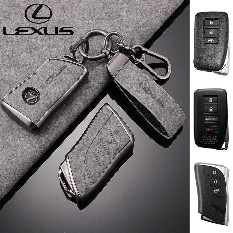 สังกะสีอัลลอยด์หนังกุญแจรถสําหรับ Lexus ES200 ES300HS RX300 NX200 LX570 UX260H