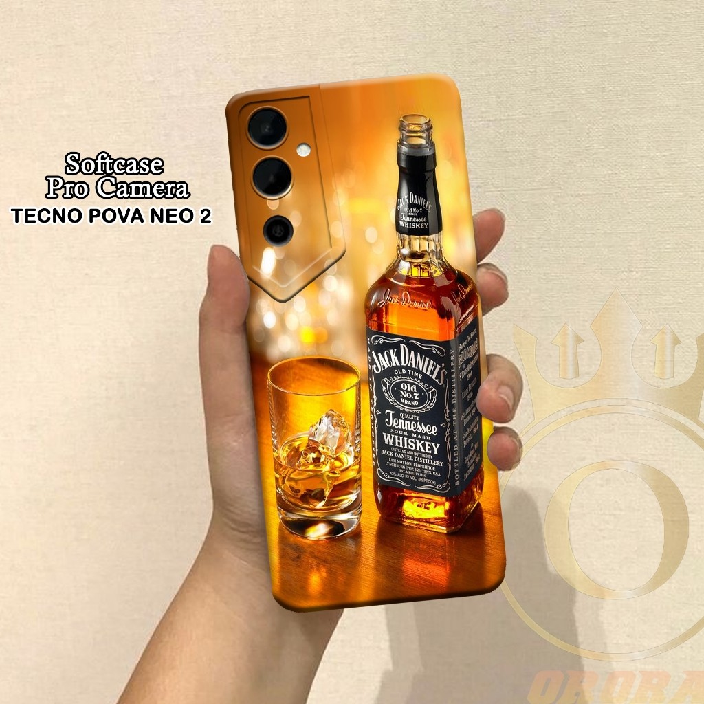 Softcase Tecno Pova Neo 2 - ORORA - Casing Tecno Pova Neo 2 - Motif case DRINK - Tecno - Softcase Te