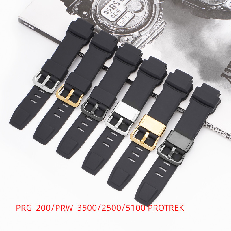 ยางซิลิโคนสําหรับนาฬิกา PROTREK PRG-200/PRG250/PRG-260/PRG550 PRG-500/PRG-510/PRG270/PRW-2000 PRW250