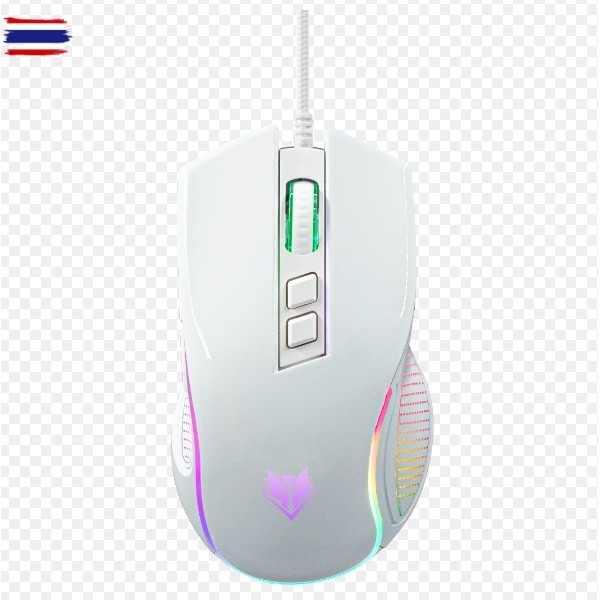 เมาส์เกมมิ่ง Nubwo Gaming Mouse Cerberus NM-92M/NM96 Pink/ Black/White/Green Mint/Purple/ รัประกัน 1