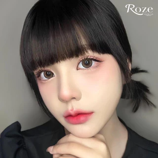 Cream ลายฮิตtiktok ฉ่ำๆ โตๆ 14.8 เลนส์ไฮโดรเจล คอนแทคเลนส์ Roze