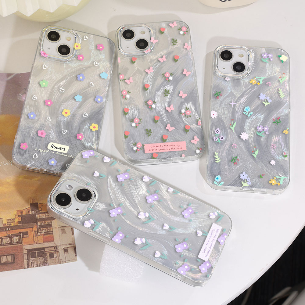 Soft ดอกไม้เคส For Samsung S26 Ultra A57 5G A37 A56 A16 A17 A07 A36 A06 A05S A05 A55 A15 A12 S24 S23 A35 A13 A54 A34 A52