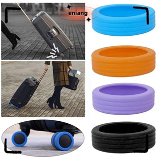 Eniang815 4/8 ชิ้น/เซ็ตกระเป๋าเดินทางล้อ Protector,เสียงเงีย…