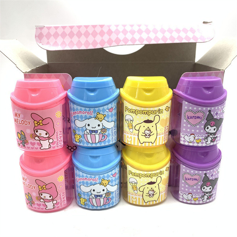 กบเหลาดินสอ ซานริโอ เครื่องเหลาดินสอ เครื่องเหลาดินสอสองรู เครื่องเหลาดินสอรูเล็กขนาดใหญ่ เครื่องเหลาดินสอสุนัขหูใหญ่