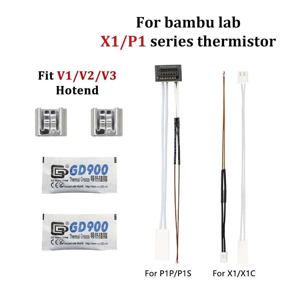 สําหรับbambulab Lab P1/X1 series eratistoreเครื่องทําความร้อน 24v 65w Caremicเครื่องทําความร้อนเซ็นเซอร์อุณหภูมิ 30 ℃ ต่อบุ Hotend