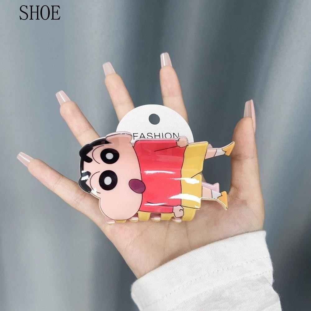 รองเท้า การ์ตูน Nene Shark Clip, กิ๊บติดผมอะนิเมะอุปกรณ์ต่อพ่วงอะนิเมะอะนิเมะ Shin-Chan Hair Claw, C