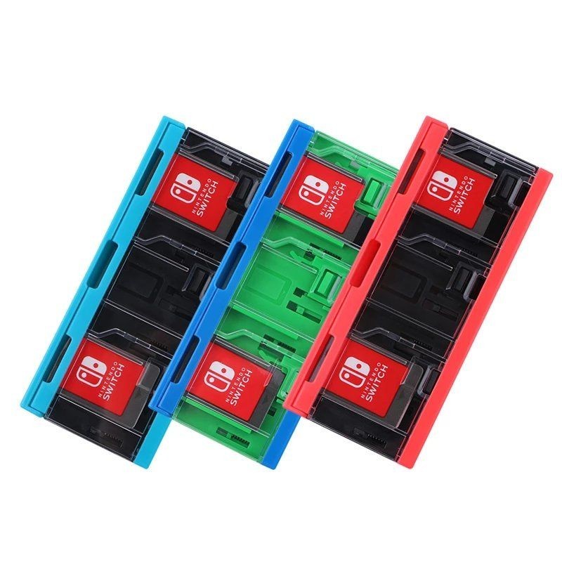 ตลับเกม Nintendo Switch แบบอะคริลิค หมุนได้ พร้อมกล่องเก็บ