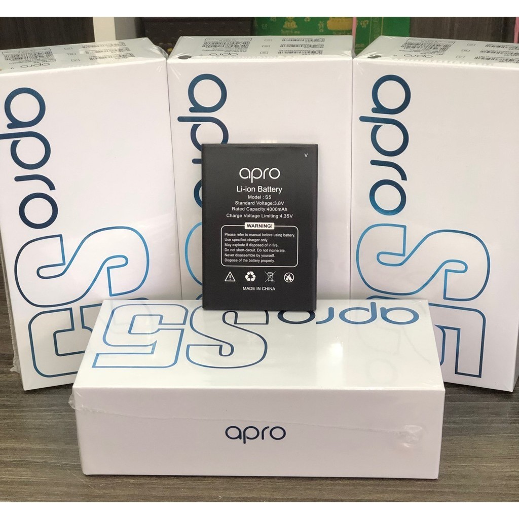 แบตเตอร์รี่มือถือ apro ใช้ได้กับรุ่น S5v สินค้าใหม่ จากศูนย์ apro THAILAND