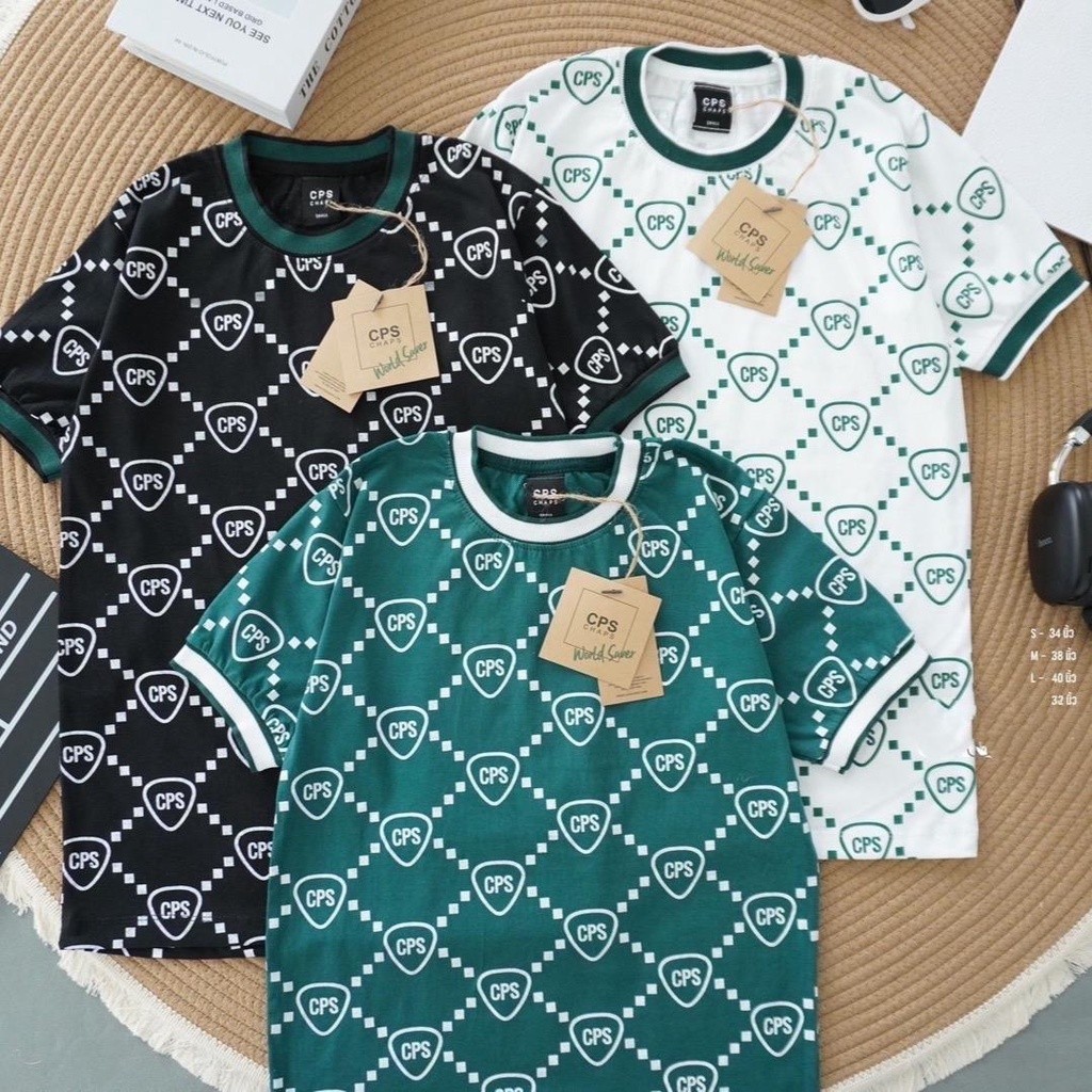 เสื้อยืดแขนสั้น งานปักงานป้ายห้อย No.88