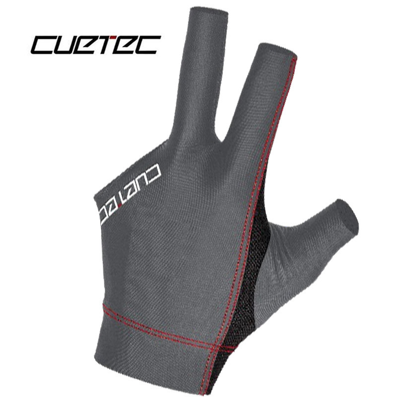 ถุงมือบิลเลียด Cuetec Axis สำหรับมือซ้าย สีเทา ขนาด S - XL Left Hand Gloves Grey