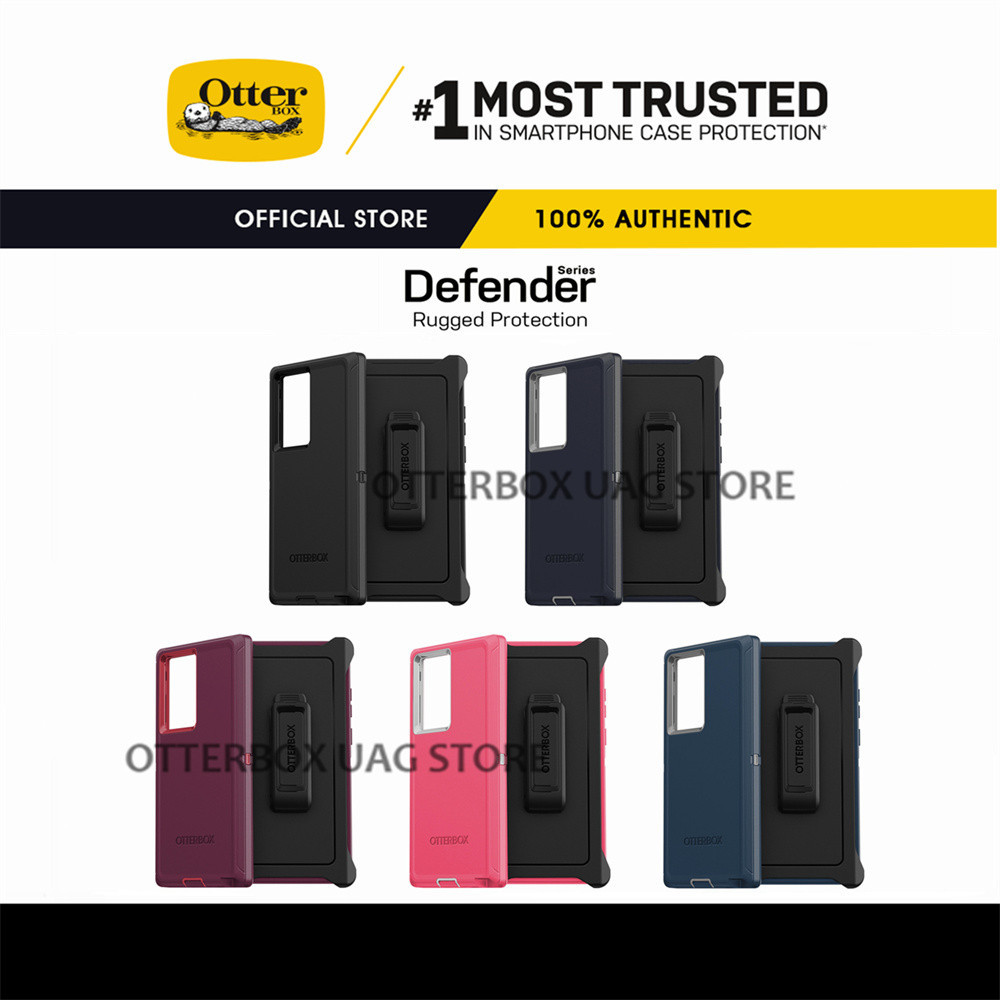 เคส OtterBox รุ่น Defender Series - Samsung Galaxy S23 Ultra 5G / Galaxy S23+ Plus / Galaxy S23 / Galaxy S22 Ultra 5G / Galaxy S22 Plus / Galaxy S22 / Galaxy S21 Ultra / Galaxy S21 Plus / Galaxy S21