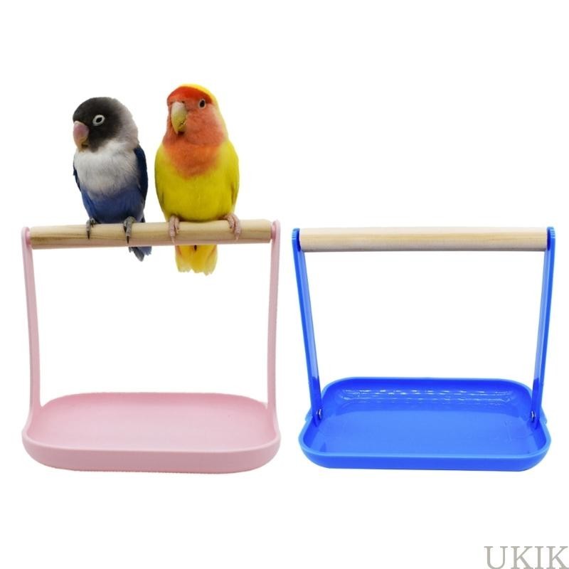 Ukik ของเล่นกรงนกแก้วน่ารัก ขนาดเล็ก แบบพกพา สําหรับนกแก้ว