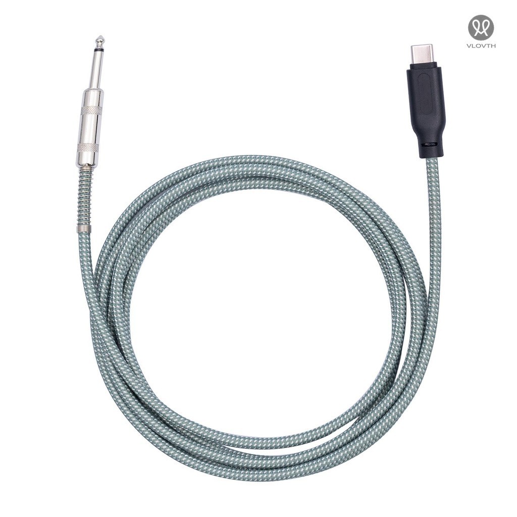 สายเคเบิ้ลเสียง Type-c Male To Console To Male Audio To Type-c Male ขนาด 6.35 มม. สําหรับคอมพิวเตอร์