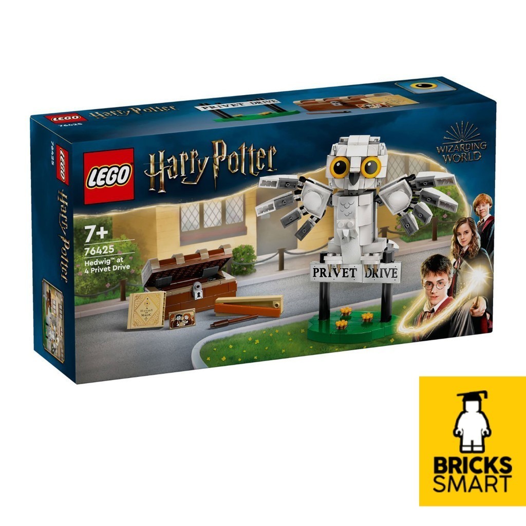 LEGO 76425 ชุดของเล่นสร้างไดรฟ์ Harry Potter Hedwig ที่ 4 Privet (337 ชิ้น)