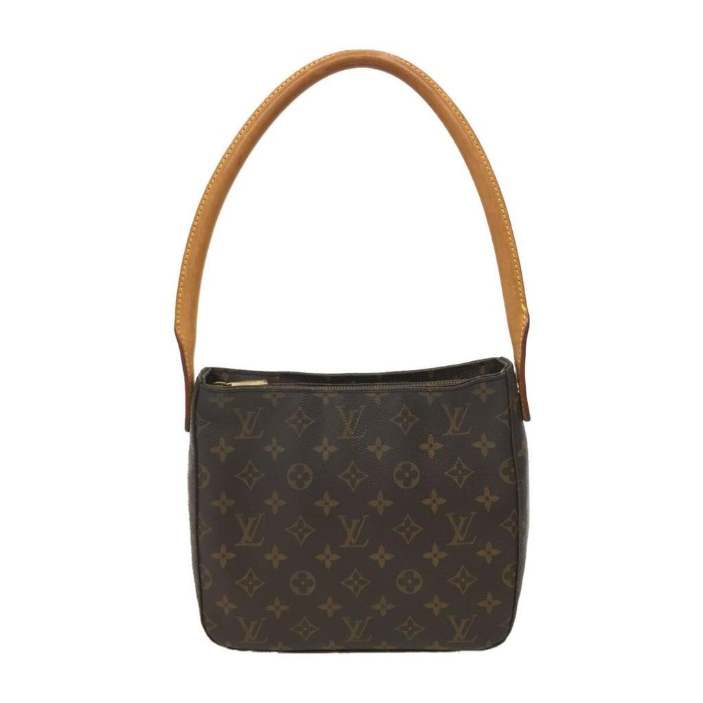 LOUIS VUITTON Tote Bag Monogram Looping MM Brown PVC Direct from Japan Secondhand