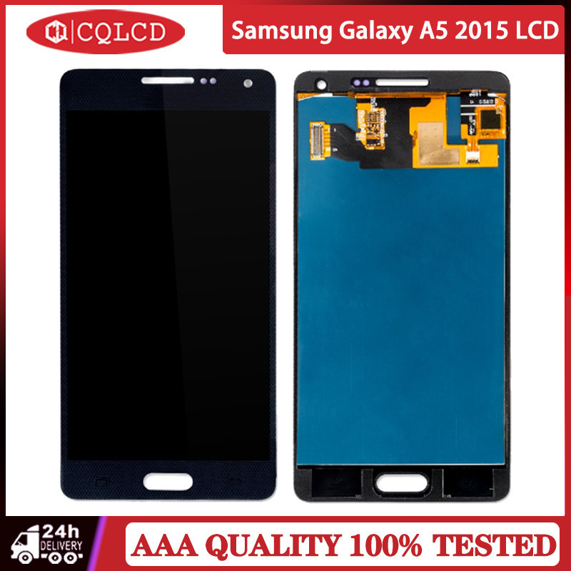 อะไหล่หน้าจอสัมผัสดิจิทัล LCD SM- A500F A500FU A500M A500H แบบเปลี่ยน สําหรับ Samsung Galaxy A5 2015