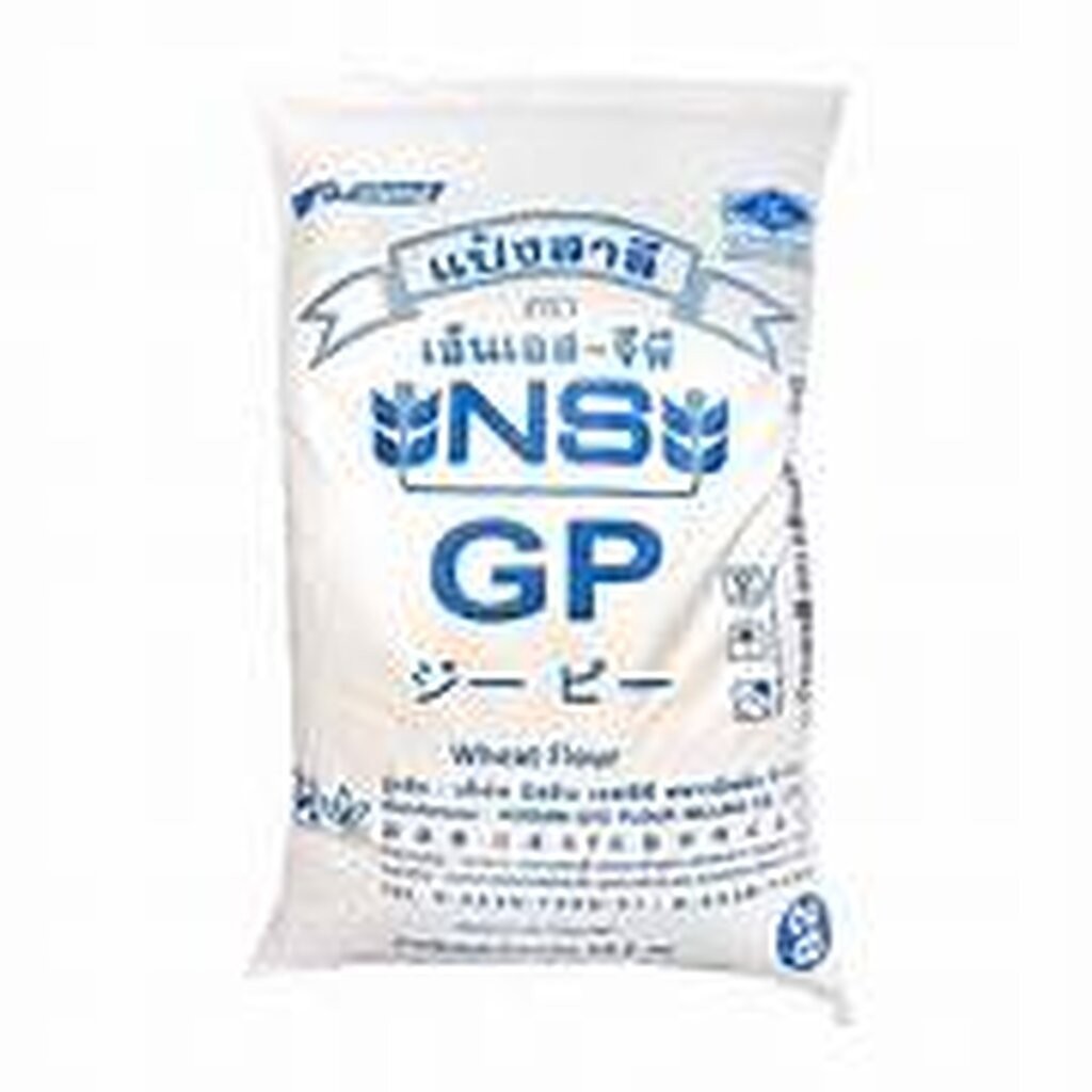 Nisshin NS-GP Unbleached Bread Flour แป้งขนมปังฝรั่งเศส ไม่ขัดสี กระสอบ 22.5 Kg. (01-7222)