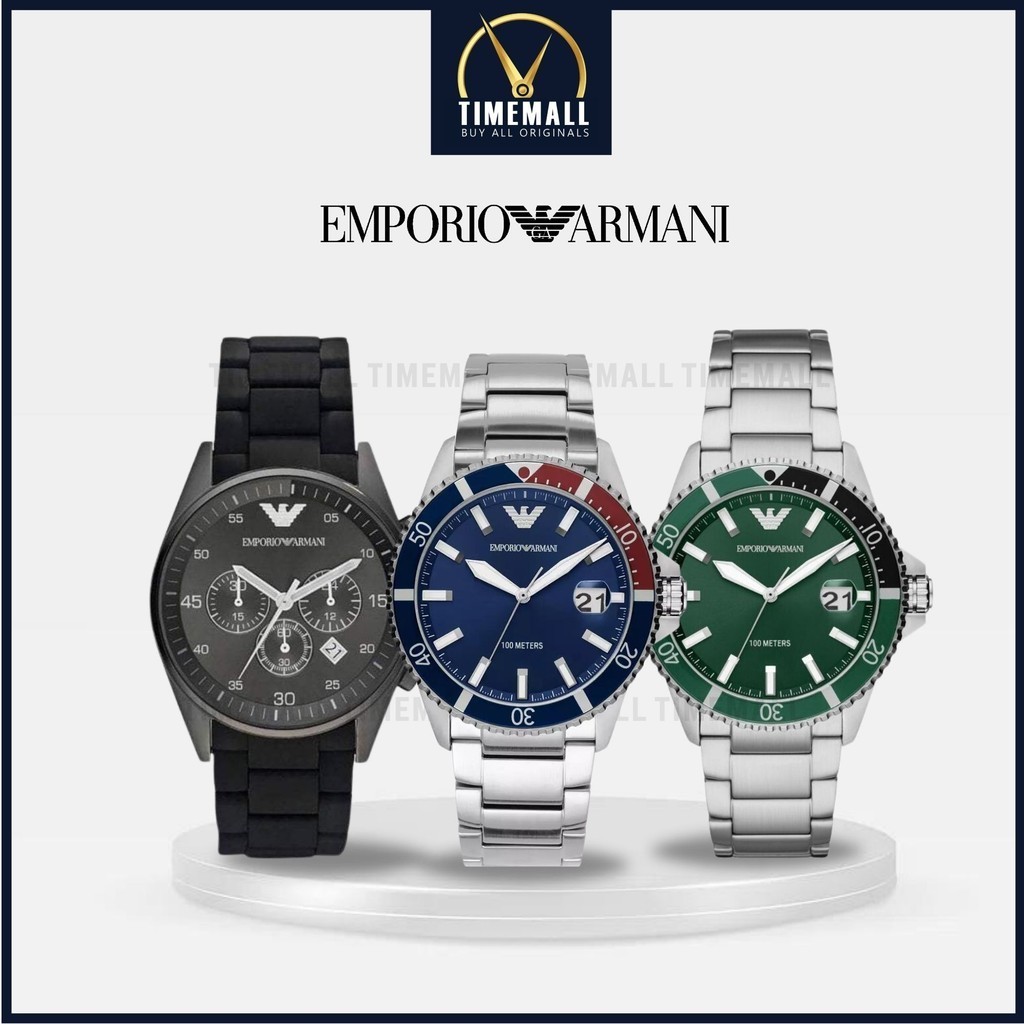 TIME MALL นาฬิกา Emporio Armani OWA358 นาฬิกาผู้ชาย นาฬิกาข้อมือผู้หญิง แบรนด์เนม Brand Armani Watch AR11339