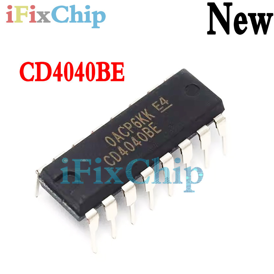 10 ชิ้นใหม่เอี่ยม CD4040BE CD4040 4040BE DIP-16 HEF4040BP HCF4040 HEF4040