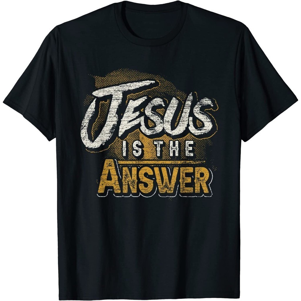 Christianity Jesus Is The Answice Jesus Design Premium Fashion Men T-Shirt Xs-3Xl