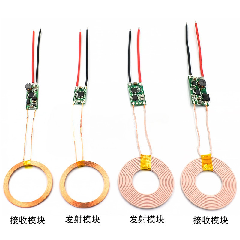 โมดูลเพาเวอร์ซัพพลายไร้สาย 5V 1A 5V 2A ตัวรับส่งสัญญาณ คอยล์ชาร์จ