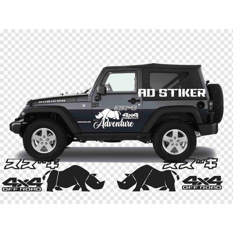 007 สติ๊กเกอร์ประตูรถ JEEP JIMNY KATANA สติ๊กเกอร์ CUSTOM สติ๊กเกอร์ UNIVERSAL CUTTING สติ๊กเกอร์ RI