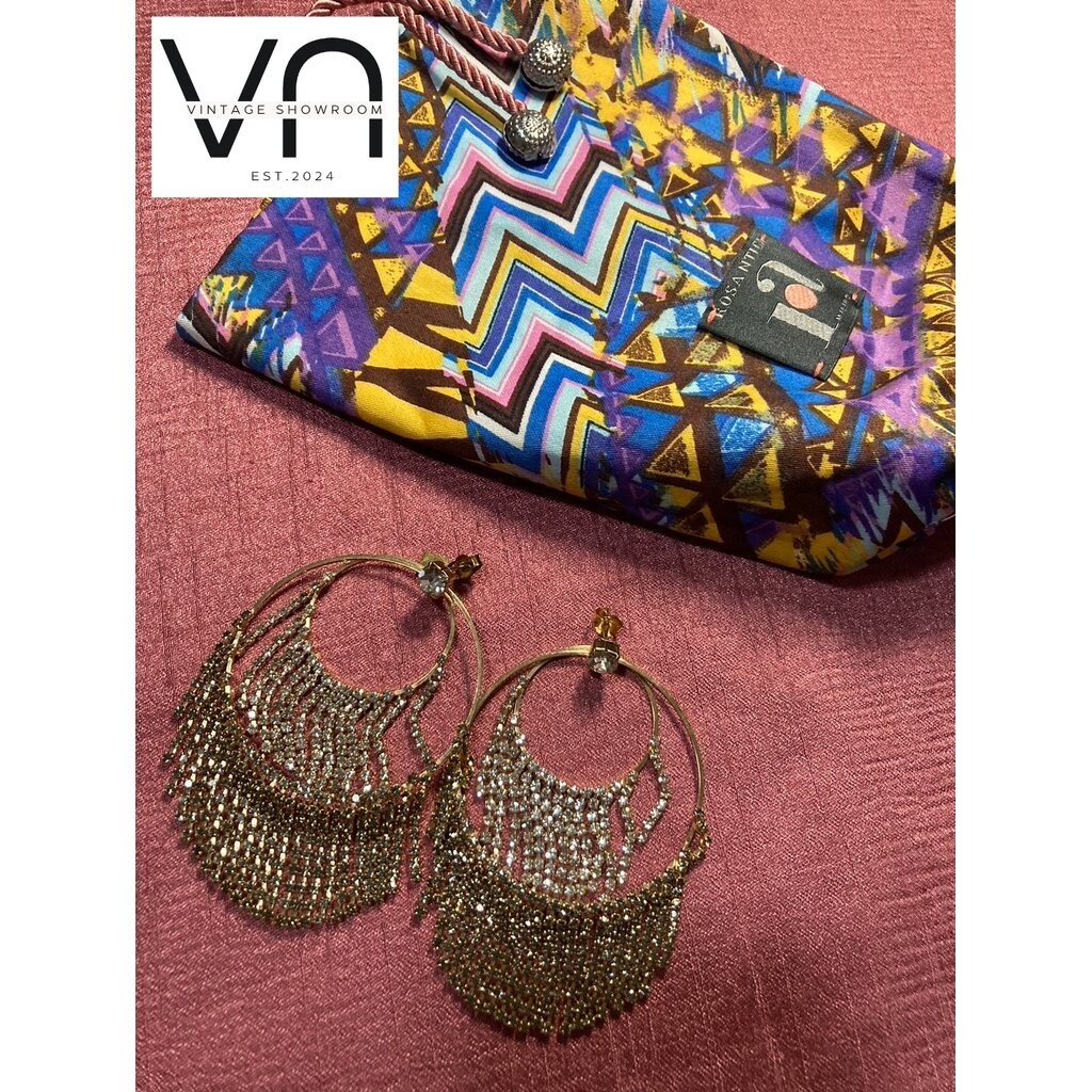 J00039 Brandname: ต่างหู Rosantica Milano ของแท้ 100% รวมถุงผ้า Vintage Earrings Rosantica Milano 10