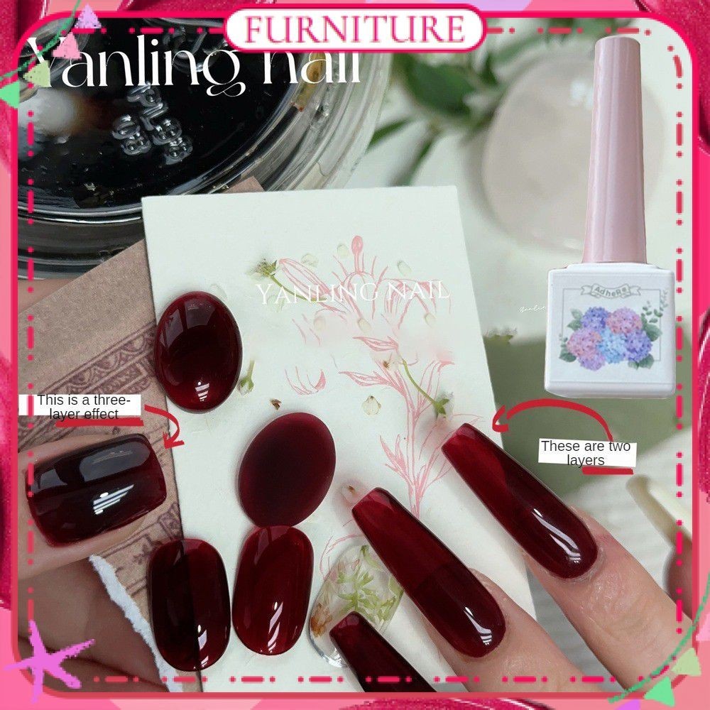 ♕ ยึด Yanling เจลทาเล็บ Know Painting Series ฤดูใบไม้ผลิฤดูร้อน Mary Queen กาวส่องไฟนักเรียนหญิงเล็บแต่งเล็บสำหรับร้านเล็บ 12 มล. เฟอร์นิเจอร์