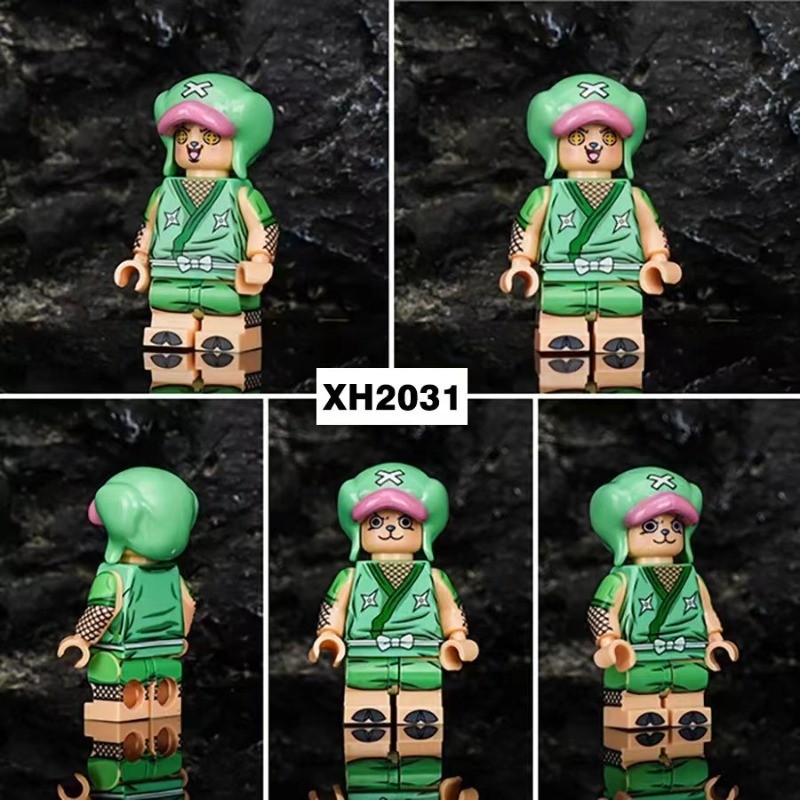 ของเล่นตัวต่อฟิกเกอร์ อนิเมะวันพีช Luffy Nico Robin Zoro Chopper Sanji Yamato Usopp Nami Zeus ขนาดเล็ก ของขวัญ สําหรับเด็ก