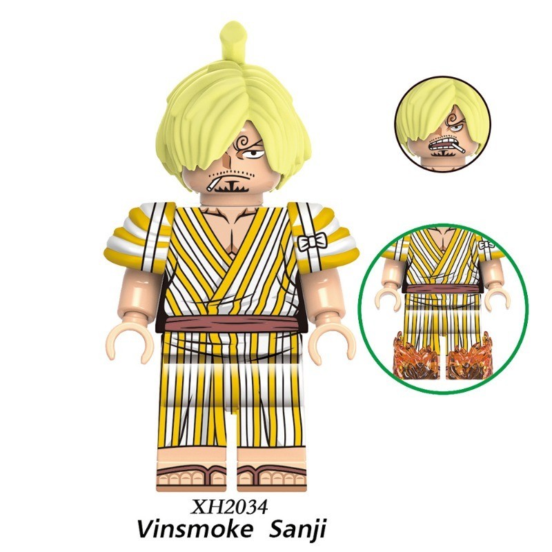 ของเล่นตัวต่อฟิกเกอร์ อนิเมะวันพีช Luffy Nico Robin Zoro Chopper Sanji Yamato Usopp Nami Zeus ขนาดเล็ก ของขวัญ สําหรับเด็ก - รูปที่ 4