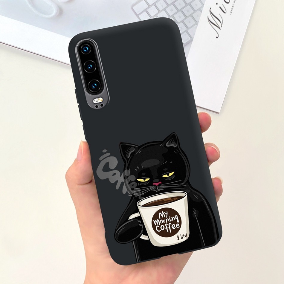 เคสโทรศัพท์มือถือ ซิลิโคนนุ่ม ลายการ์ตูนแมว ไดโนเสาร์ นักบินอวกาศน่ารัก สําหรับ Huawei P30 P30Pro P30 Pro P 30 30Pro