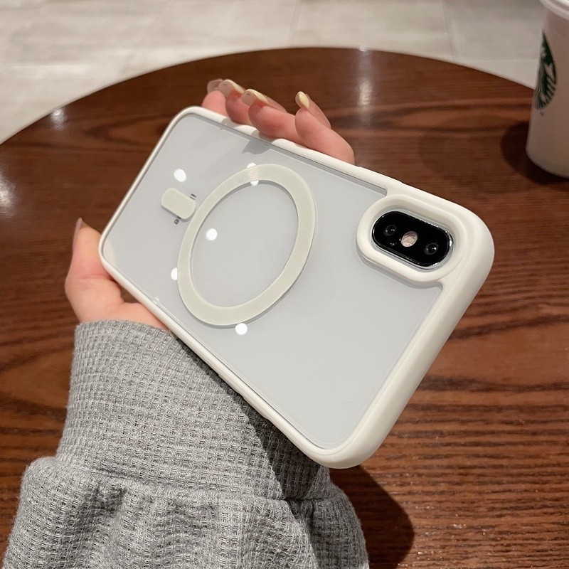 เคสโทรศัพท์มือถือแบบแข็ง ใส กันกระแทก เรียบง่าย หรูหรา สําหรับ iPhone X XR XS Max 7 8 Plus 11 12 Pro Max 13 Mini 12 Mini