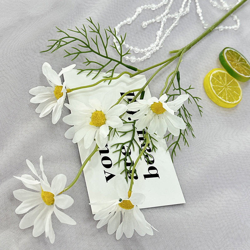 🌺YTL🌺 5 สี เดซี่น้อย ดอกไม้ปลอม ดอกไม้ตกแต่งบ้าน ดอกไม้ประดิษฐ์ พร๊อปถ่ายรูป ต้นไม้ปลอม ดอกไม้ปลอม ดอกไม้ปลอมเล็ก - รูปที่ 7