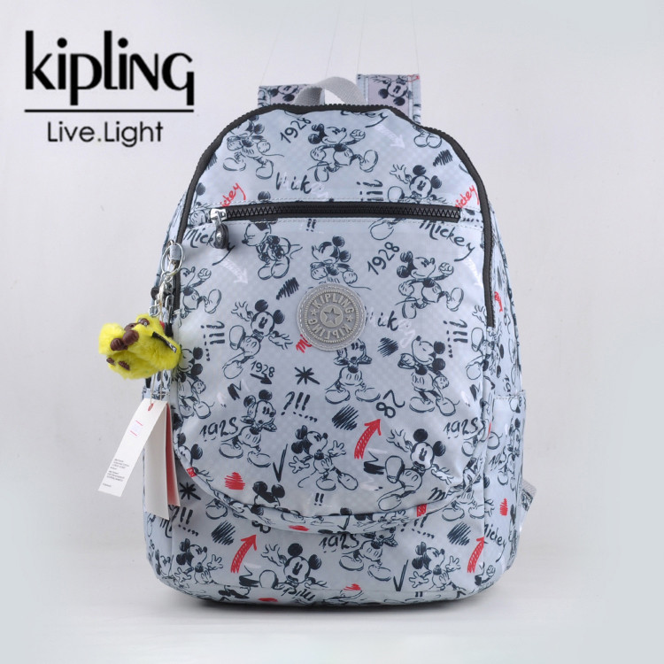 Kipling ขายดี กระเป๋าเป้สะพายหลัง กระเป๋านักเรียน คุณภาพสูง สําหรับผู้หญิง
