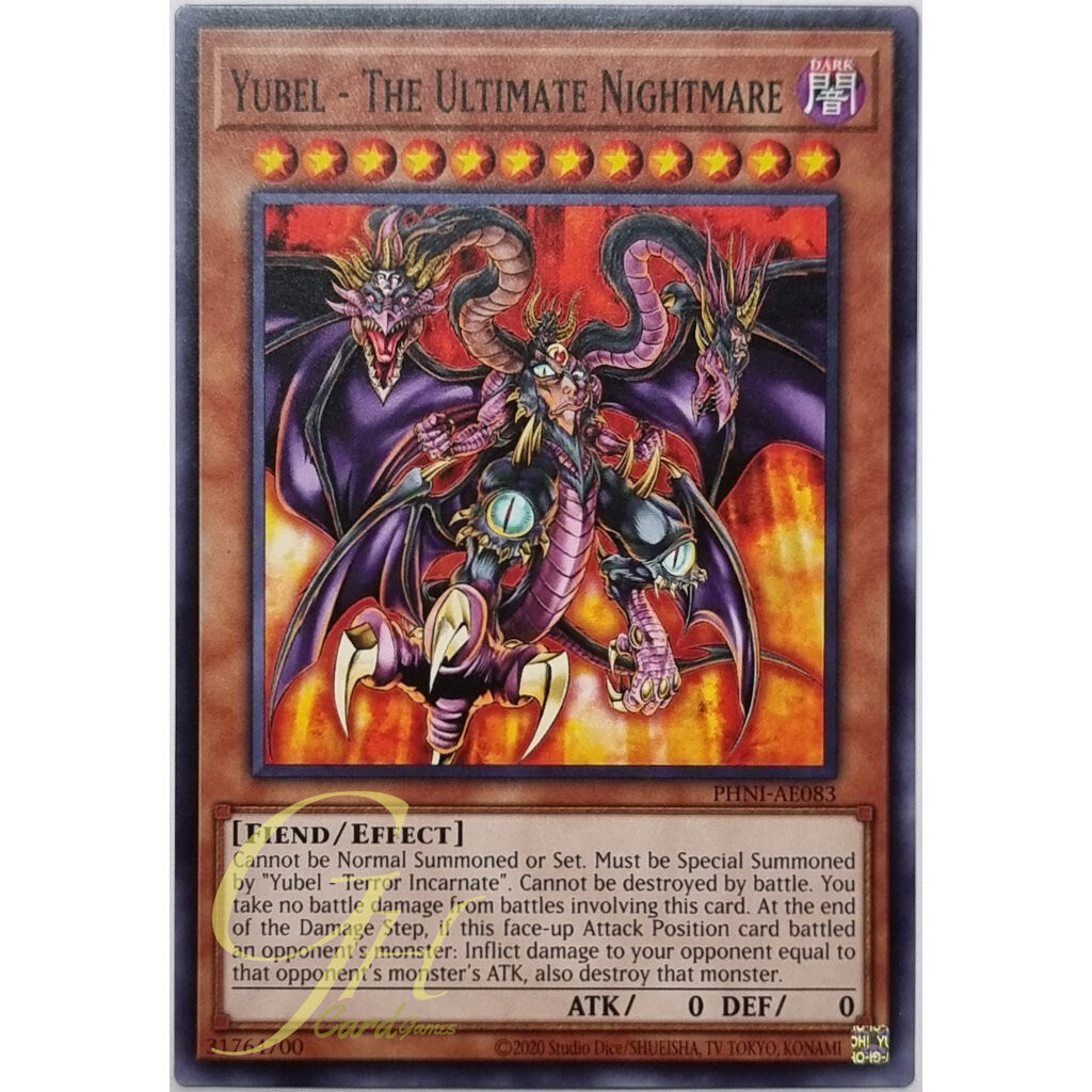 Yugioh [PHNI-AE083] Yubel - The Ultimate Nightmare (Common)