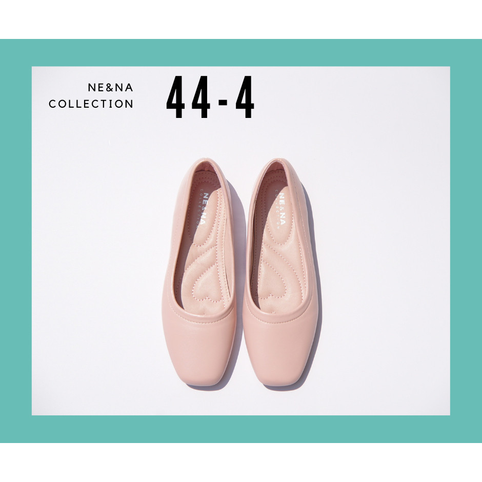 รองเท้าไม่มีสาย รองเท้าเเฟชั่นผู้หญิงเเบบคัชชูส้นเตี้ย No. 44-4 NE&NA Collection Shoes