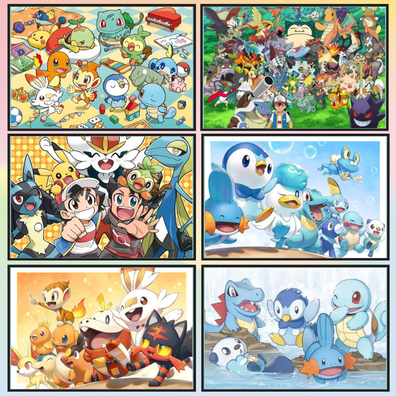 📣พร้อมส่ง📣【Pokémon】jigsaw puzzle-จิ๊กซอว์-300-1000-ชิ้น- ชิ้นของเด็ก จิ๊กซอว์ไม้ 1000 ชิ้น จิ๊กซอว์ 1000 ชิ้นสำหรับผู้ใหญ่ จิ๊กซอ จิ๊กซอว์ 500 ชิ้น🧩45-1-1 จิ๊กซอว์ 1000 ชิ้น สำหรับ ผู้ใหญ่ ตัวต่อจิ๊กซอว์ จิ๊กซอว์ การ์ตูน