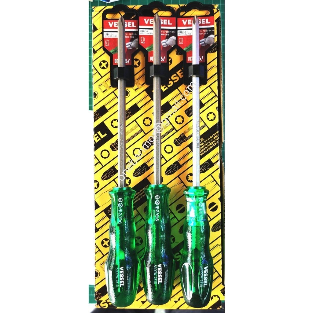 ไขควงสลับ Vessel 5300w-2615 ไขควงสลับหัว ขนาด 6นิ้ว  VESSEL JAPAN