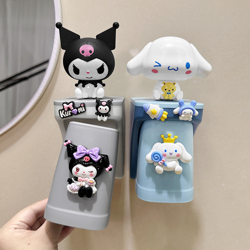 ที่วางแปรงสีฟัน แบบแม่เหล็กติดผนัง ลายการ์ตูนน่ารัก สําหรับเด็ก