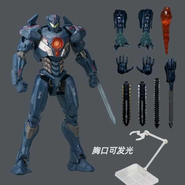 โมเดลฟิกเกอร์ Pacific Rim Glow Edition Danger Revenge Wanderer Mecha ของเล่นสําหรับเด็ก