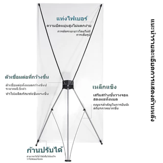 X Stand ขาตั้งป้าย Banner พร้อมส่ง🔥 160*60 หน้าร้าน ไทย สินค้า🔥 ขนาด X สแตน