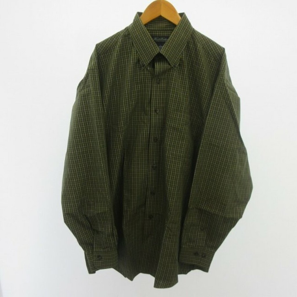 Brooks Brothers Good Condition Check Shirt Button Down Oxford L Direct from Japan Secondhand